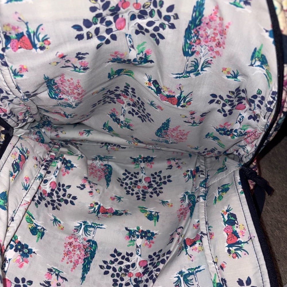 Vera Bradley Multicolor Floral Backpack - Picture 4 of 5
